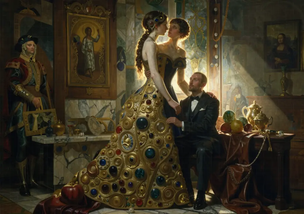 The Jeweled Dress